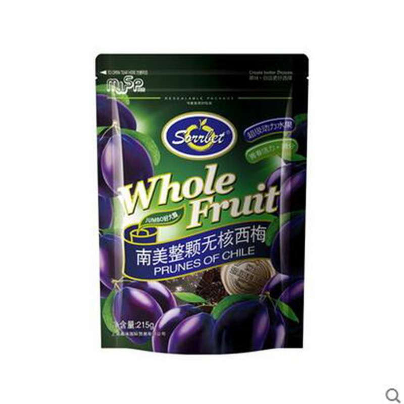 【苏宁易购】慕味 南美整颗无核西梅 215g/袋