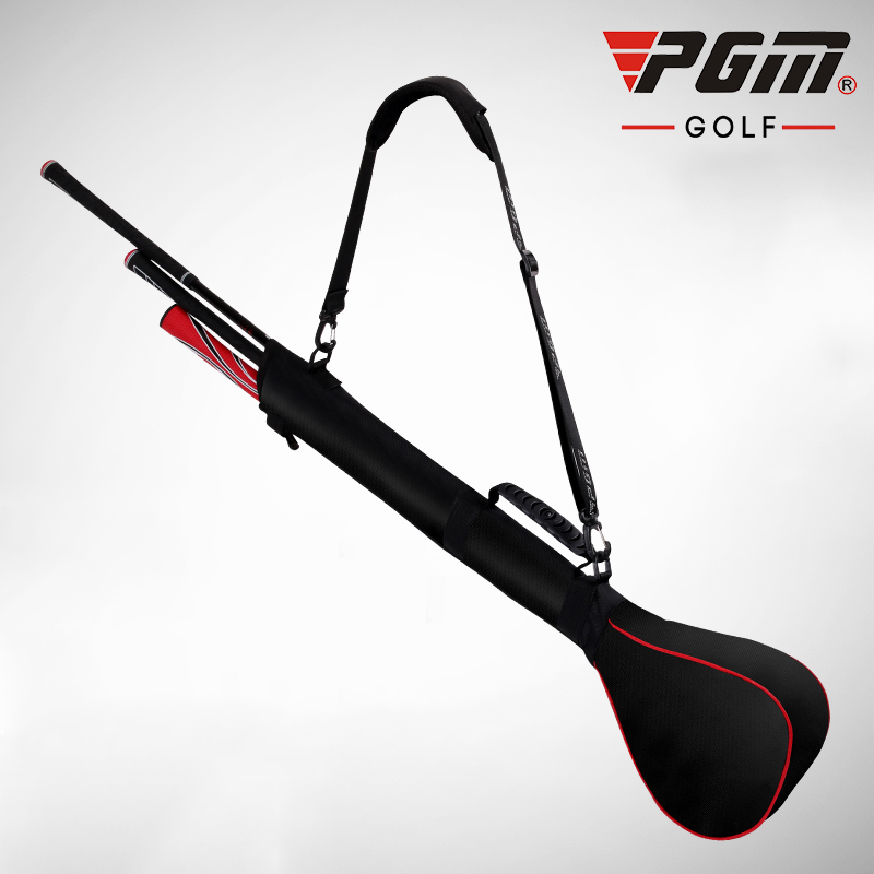 Golf Gun Bag Men's Folding Portable Bag Equipped Ball Bag can fit 3 Ball Rod Mini Practice Ball-Rod Bag