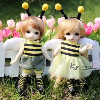 taobao agent BJD baby clothing 1/8 16cm small insect set-small bee