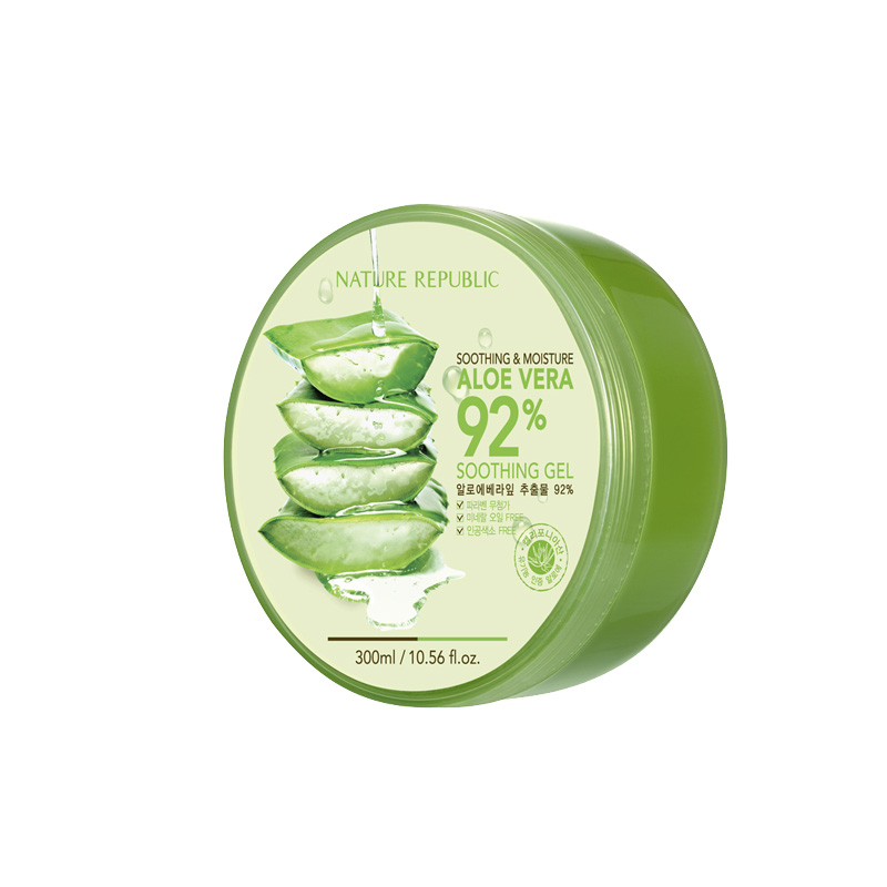 Nature Republic韩国自然乐园芦荟胶300ml 补水面膜完美保湿正品