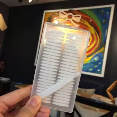 Olive wide narrow water-proof air-permeable persistent eyelid stickers invisible double-sided Super-viscous natural transparent incognito catgut embedding