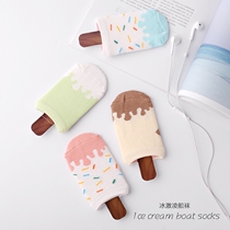 Korean Version Spring Autumn Season Creative Ice Stick Low Help Light Mouth Socks Infant Child Floor Socks Ice Cream Boat Socks
