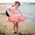 Dễ thương bé trai và bé gái Hàn Quốc bơi vòng bé flamingo kỳ lân bơi vòng nhỏ phim hoạt hình trẻ em giữa nhẫn - Cao su nổi phao bơi tròn cho bé Cao su nổi