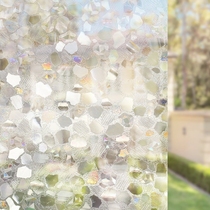 Balcony antique anti-peep film window sticker Toilet window shading paper Three-dimensional laser anti-transparent Kitchen Door Sticker No 46