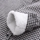 Mùa thu đông mới cộng với áo sơ mi nhung nơ nữ dài tay Han Fan cộng với áo cotton kẻ sọc nhỏ để giữ ấm áo nữ công sở Áo sơ mi