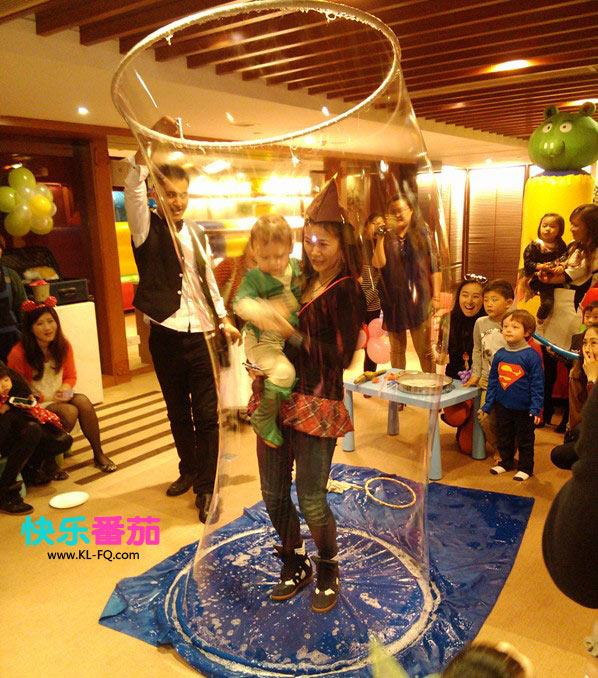 Clown Performance Shanghai Birthday Clown Party Show Door-to-Door Science Experiment Bubble Show Performed