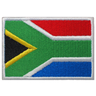 South African flag sticker shoulder badge badge embroidery Velcro armband clothing bag badge stickers can be customized