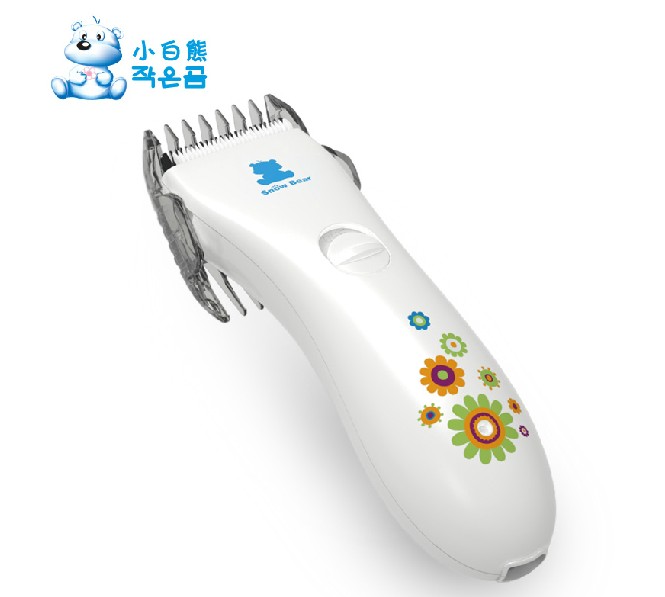 小白熊婴儿理发器宝宝剃头刀电推剪儿童理发器超静音充电防水0667
