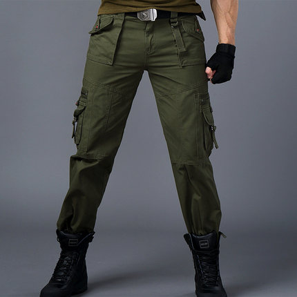 同盟军军迷战术长裤多口袋工装裤男秋冬休闲户