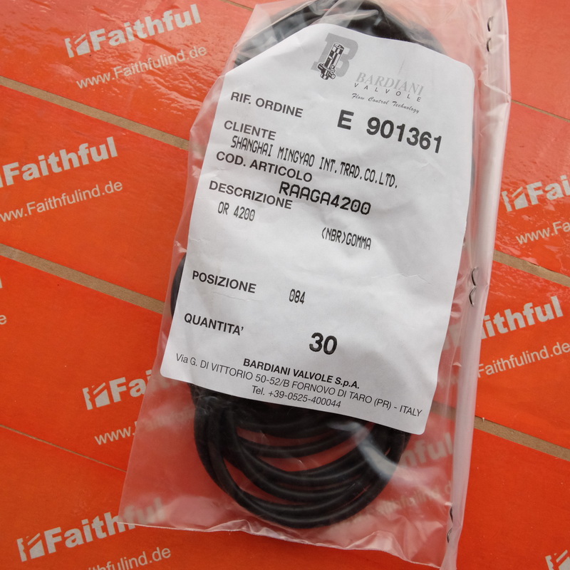 Bardiani RAAGA4200 Italian Bardiani valve is sealed in a seal ring