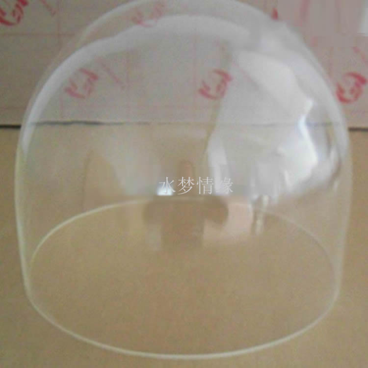 Organic glass display frame acrylic U-shaped cylindrical 1 m diameter acrylic exhibition transparent ball big straight warp