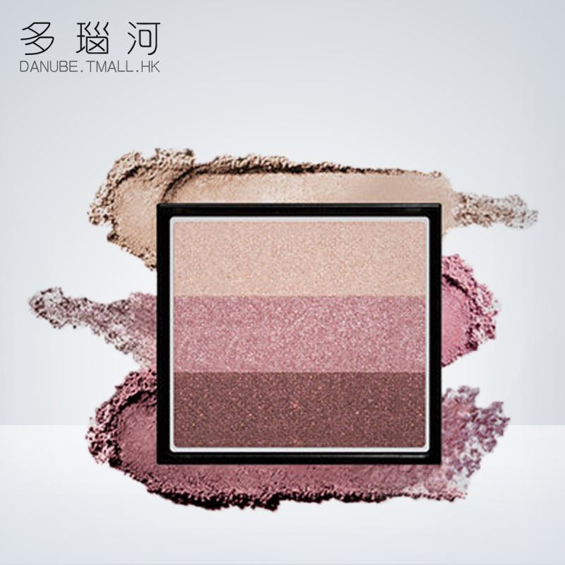 韩国Missha/谜尚 斯黛尔三色渐变眼影 裸妆2g 5秒速成