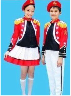 Army drum suit with less first team drum number to perform the student's guard of honor and command to perform the suit