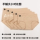Đồ lót cotton, eo giữa, eo cao, vải cotton, quần sịp, không dấu vết, mẹ trung niên, hơn phương thức thoáng khí
