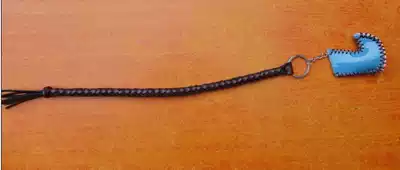 Horse whip keychain New special offer 26 cm key chain Leather whip Decorative whip Short whip