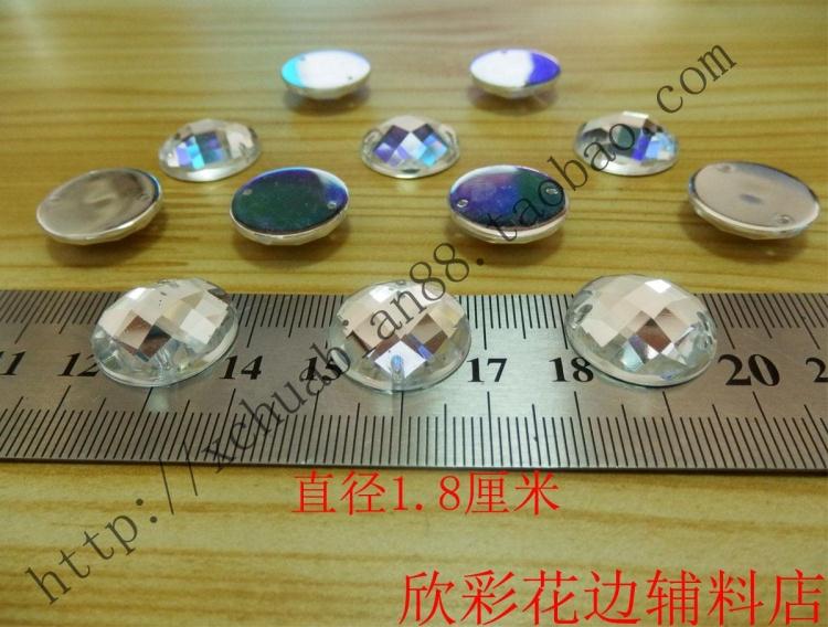 Double hole flat bottom corner surface Taiwan acrylic drill hand seam diameter 0 8-1 8 cm 9# round acrylic drill