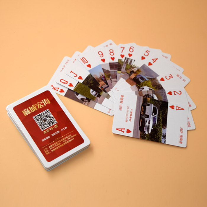 Car sales poker custom advertising poker custom manufacturers direct advertising poker logo printing custom