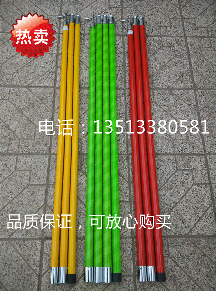 高压令克棒10kv拉闸杆绝缘杆3节3米卷闸门拉杆操作杆挑线杆绝缘棒