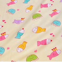 A lot of fish cotton silk summer cool quilt cover cotton silk childrens quilt single clip 1 5m can be customized adult three four sets