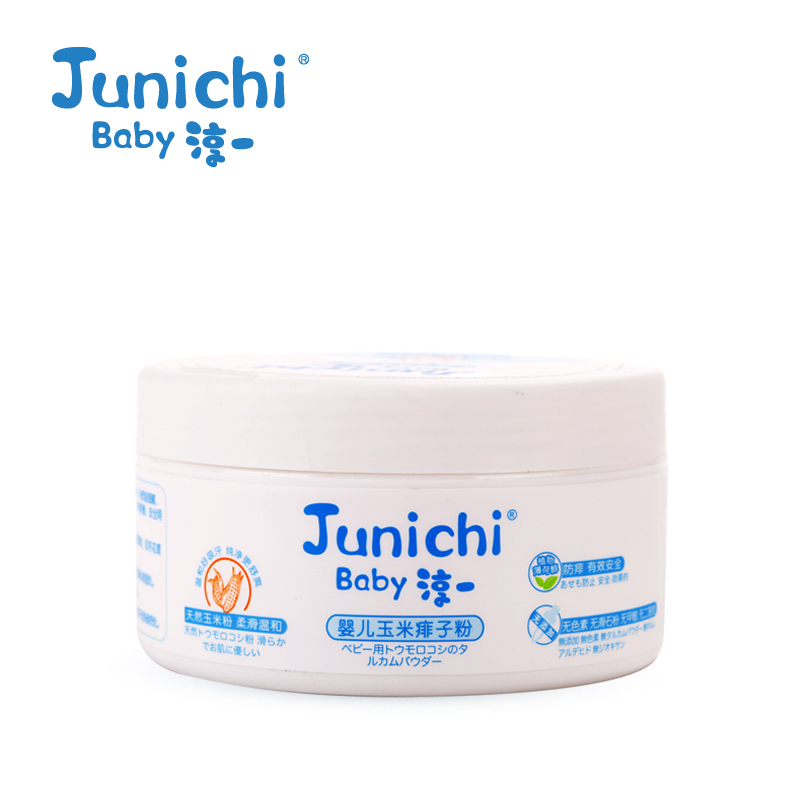淳一婴儿玉米痱子粉 新生儿宝宝爽身粉 天然不含滑石粉 140g