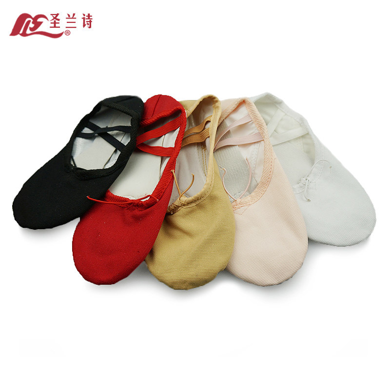 Santa Lan Poetry New Adult Children men and women Twin Hearts Cat Paws Ballet Dancer Soft Bottom Dancing Yoga Gymnastics Shoes-Taobao