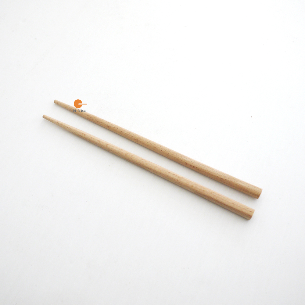 Mengsheng Education Beech Unpainted Log Children's Chopsticks