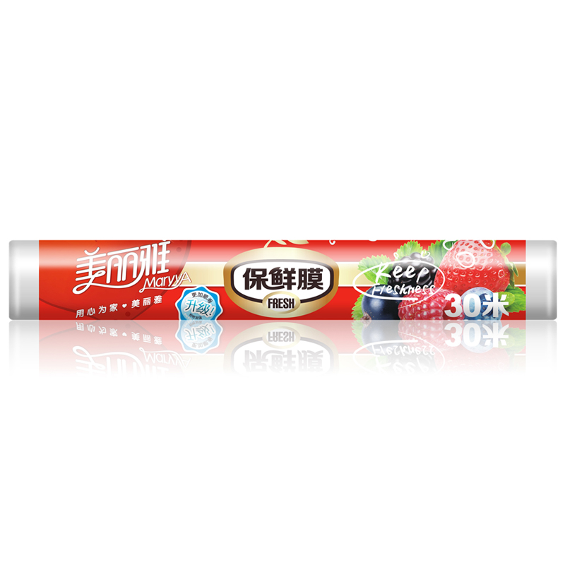 【苏宁易购】美丽雅30厘米x30米经济装保鲜膜