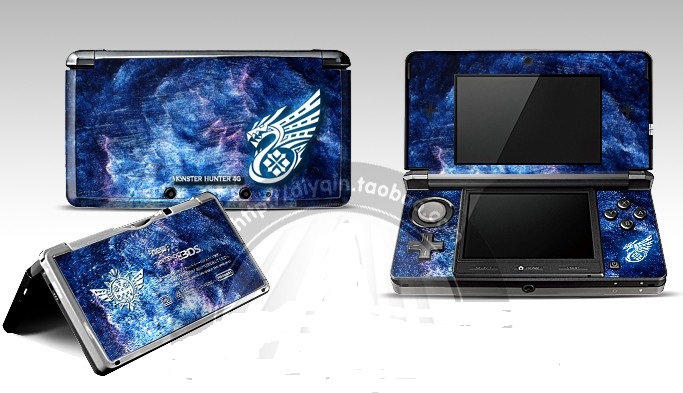 3DS Pain Machine Stickers Body Cling Film Color Paste Anticollister Strip Film 3DS Pain Sticker Magic Hunters 4G stickers
