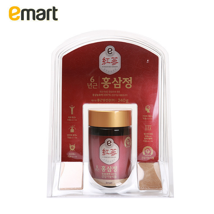 *EMART海外emart6年根高丽参红参精华膏240g增进免疫力冲饮品