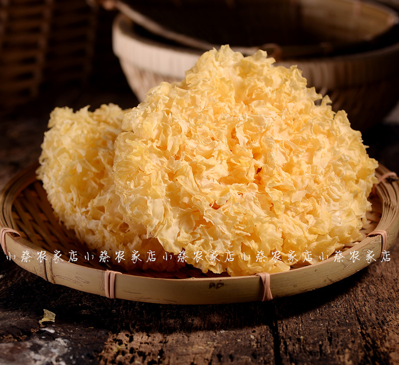 Promotion group purchase farm dried white fungus snow glutinous ear glue thick Basswood large flower silver fungus 250g