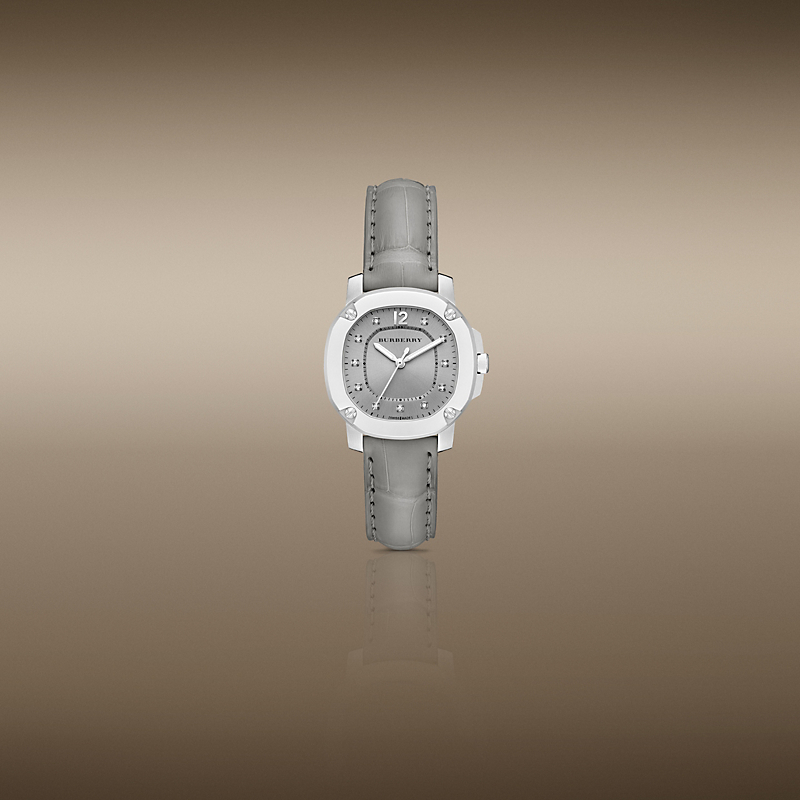 Burberry博柏利 “英伦风尚”BBY1808 34MM镶钻时标腕表 39270851