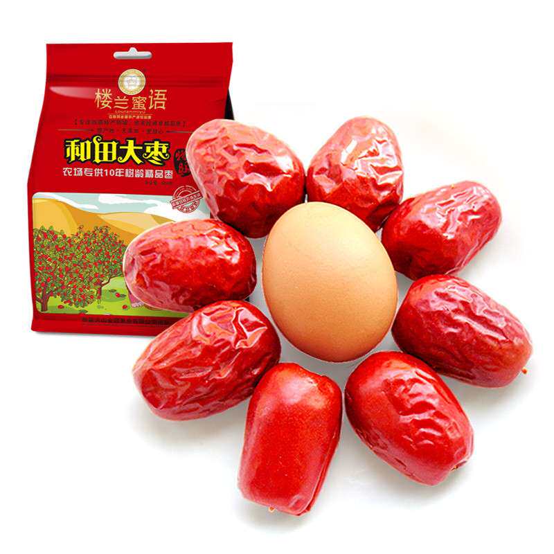 【苏宁易购】楼兰蜜语 一等和田大枣500g