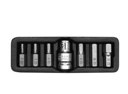 Yiertuo YT-0412 hexagonal screwdriver head set 7-piece star-shaped plum blossom set