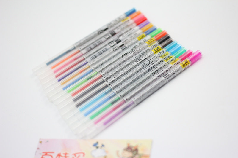 Japan Mitsubishi STYLE FIT pen neutral stand-in UMR-109-38) 16 colors) Only refill 0 38mm