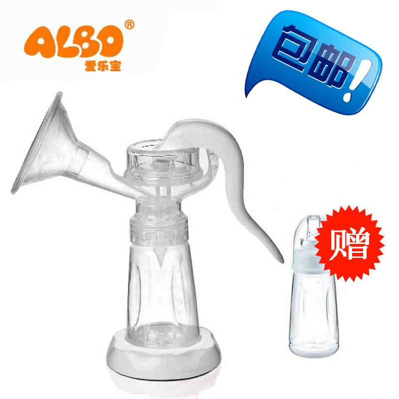 爱乐宝 手动式按摩吸奶器孕产妇大力吸乳器 仿真模拟宝宝吮吸正品