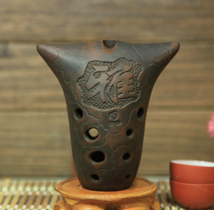Empty Valley Ten Hole Niutou Xun Four Famous Pottery Tone Rough and Crazy Suitable for Playing Ancient Music