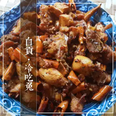 Shanshui spicy 200g Zigong cold-eating rabbit dry incense wine snacks zero-mouthed private kitchen dishes Sichuan specialties