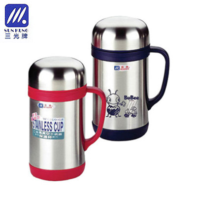 台湾官网直邮进口三光牌 600cc乐奇真空保温杯 A-600
