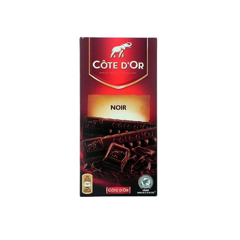 【苏宁易购】克特多金象COTEDOR 黑巧克力--条块装 200g/盒
