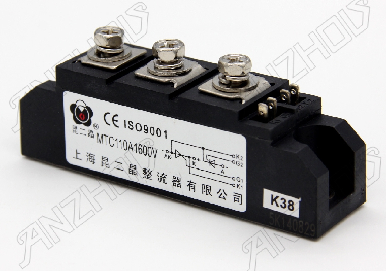 Quindicrystal bi-phase thyristor module MTC110A1600V