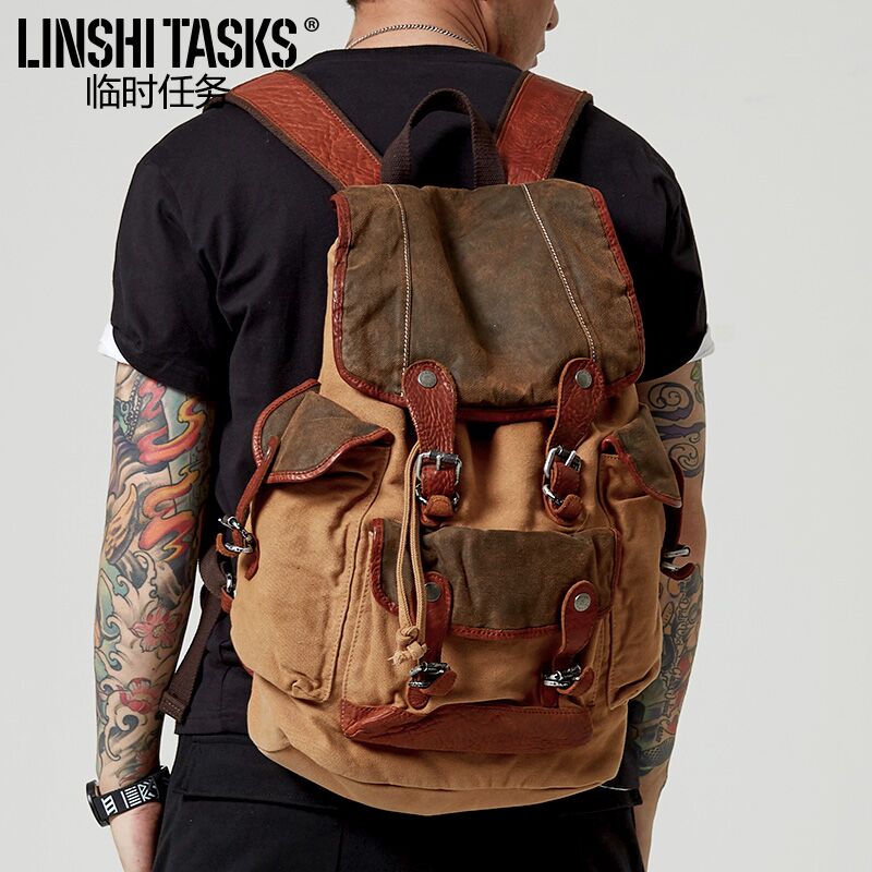 Usd 106 98 Linasks Canvas Backpack Retro Men S Usd 106 98 Linasks Canvas Backpack Retro Men S