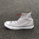 CONVERSE Đôi giày vải cao cổ thấp và thấp cổ hoa lê màu xám 147137C 147128C - Plimsolls