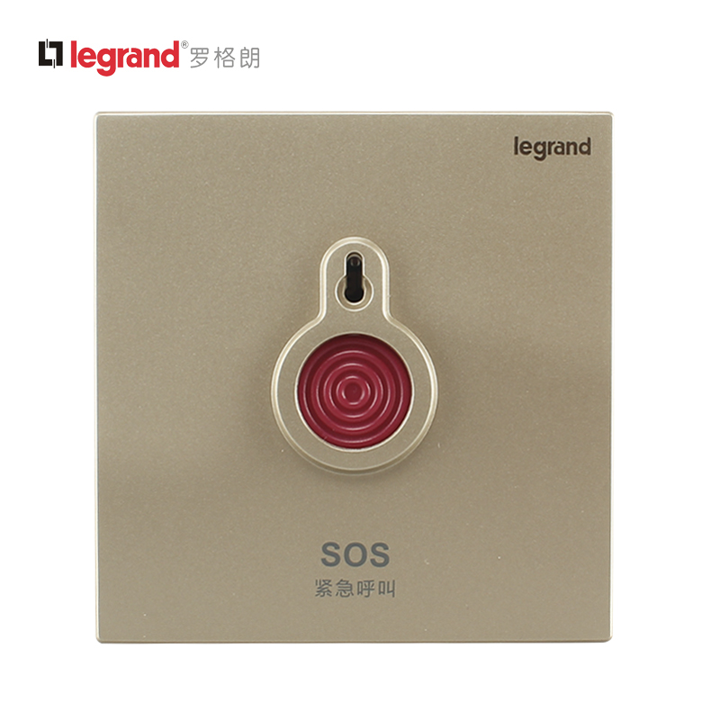 TCL Roglang Switch Socket Comfort Milan gold Called Alarm Switch Home Wall Power 86 Type