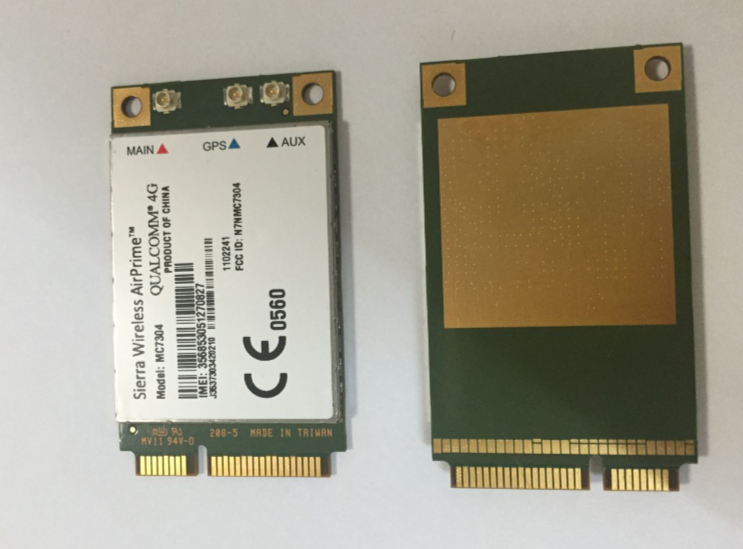 Sierra Wireless originally installed the new 4G LTE FDD module MC7304