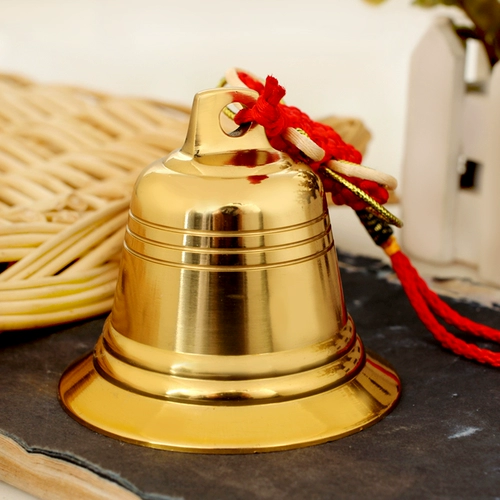 聚缘阁 Латунный колокольчик, маленькая ретро подвеска, аксессуар, китайский стиль