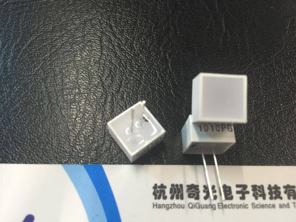 LED10*10 pure green grass green emerald green plane tube light-emitting display module 2 core parallel 2EP1010PG 2 feet