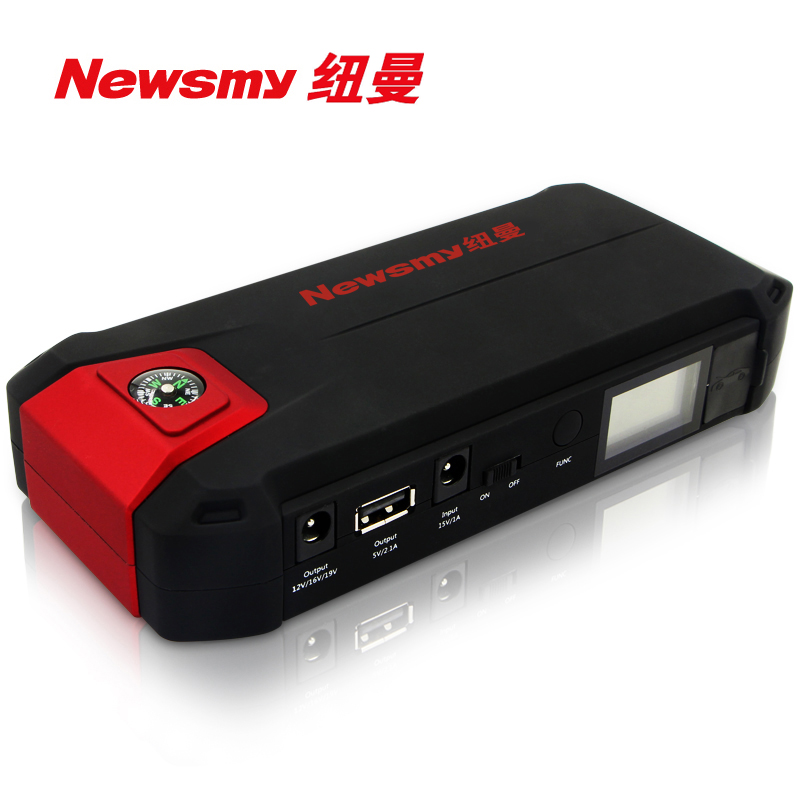 纽曼w16汽车应急启动电源 车载12V移动电源车用电瓶多功能充电宝