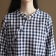 Ba năm năm Q184 văn học retro Trung Quốc sườn xám Mori nữ rộng kích thước lớn kẻ sọc cotton váy dài mùa xuân nữ áo dài dáng đầm Váy dài