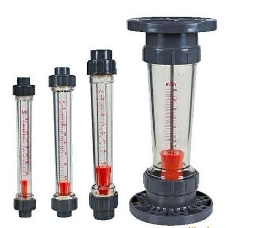 PVC plastic rotameter PVC pipe flowmeter rotameter liquid flowmeter 140mm