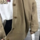 Mimi 2017 thu đông mới thời trang lười áo len dệt kim đơn ngực nữ thả lỏng áo len hoang dã áo khoác cardigan nữ Cardigan